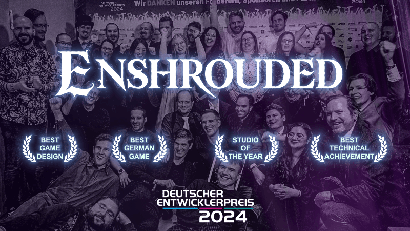 Enshrouded and Keen Games win big at the German Developer Awards!